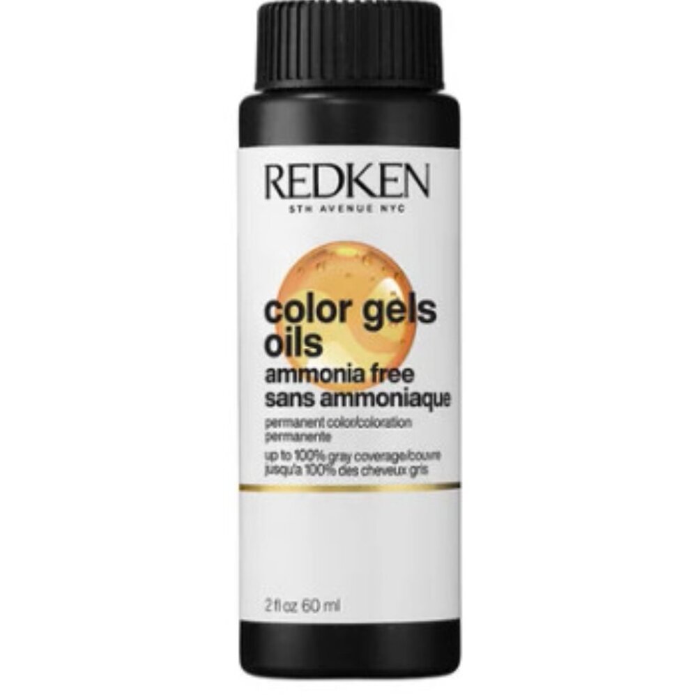 Redkin Color Gels Oils 5NN Cafe' Mocha (Ammonia Free Liquid Color )